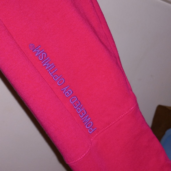 Life is Good Tunic Top Pink Fuscia Purple Embroidered Powered by Optimism Large - Picture 11 of 11